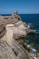 Cala Estellencs, Estellencs, Mallorca, Balearic Islands, Spain