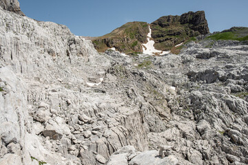 Calcareous labyrinth of Pico de Aspe, Aisa Valley, Jacetania, Huesca, Spain