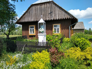 Traditional home, Besko, Podkarpackie Voivodeship, Poland - obrazy, fototapety, plakaty