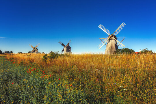 windmill in the field