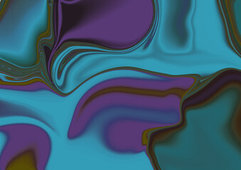 Abstract marbleized effect background. Purle, blue mint creative colors.