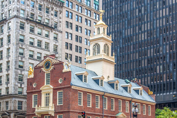 Obraz premium Old State House on the Freedom Trail Boston Massachusetts USA