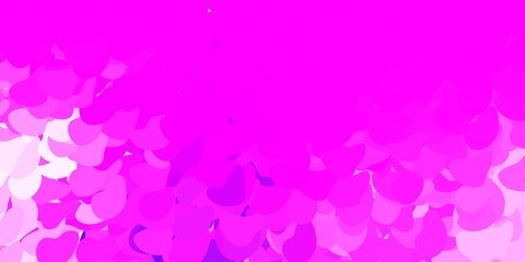 Light purple vector background with random forms.