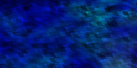 Dark BLUE vector backdrop with rectangles.
