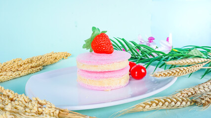 Selective Focus  - delicios and sweet tastes - rambut nenek or arum manis or gulali is one of type traditional snack in Indonesia