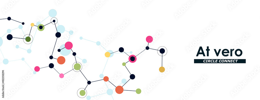 Aufkleber structure sign creative. chemistry medical link report. vector business concept abstract background.