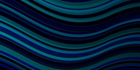 Dark BLUE vector pattern with curved lines.