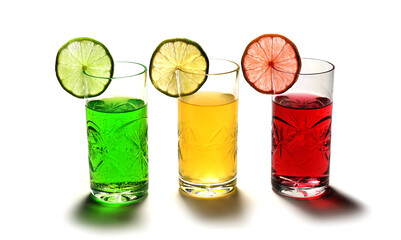 Trio of drinks