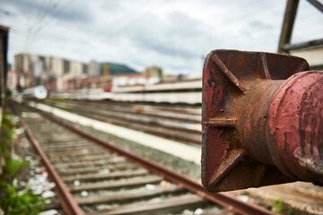 Bumper on a train wagon
