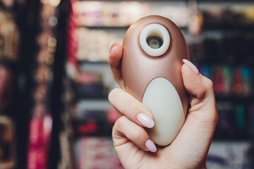 Contactless Clitoral Stimulator Satisfyer Vibrator and masturbation. vacuum