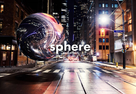 Sphere Effect Mockup