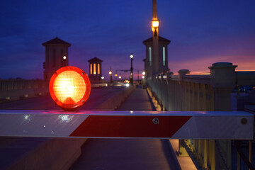Waiting for the Bridge To Go Up in Saint Augustine Florida