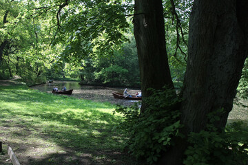 Der Bürgerpark in der Hansestadt Bremen. Deutschland, Europa ---
The public park in the Hanseatic...