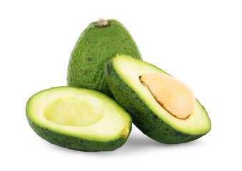 Avocado isolated on a white background