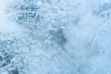 Eiskristalle Winter, Makro Foto