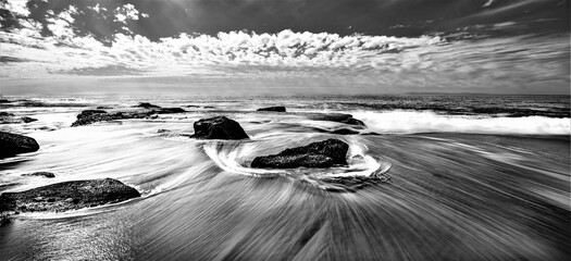 Beach Scene ON Ocean 2