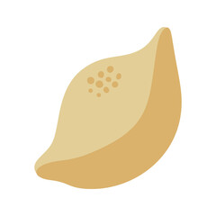 Cute vector lemon fruit, boho nursery clipart. Hand drawn doodle illustration. Cartoon kids clipart for baby shower, kids bedroom decor, birthday party or textile of apparel.