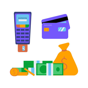 Bank Icons Set