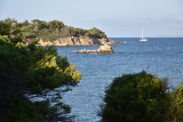 Presqu'île de Giens sur la Côte d'Azur