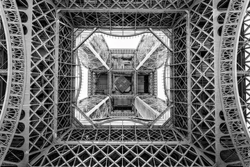 Foto op Plexiglas Eiffel Tower - detail of the ceiling © Leah