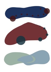 Abstract  pattern object illustration