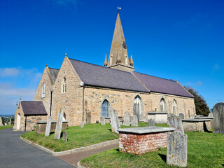 Fototapeta na wymiar Castel Church, Guernsey Channel Islands