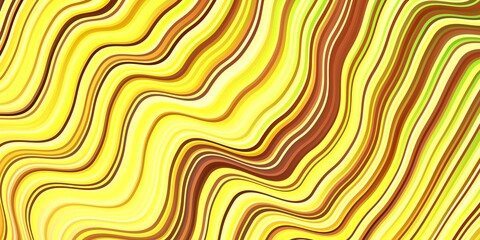 Light Pink, Yellow vector background with bows.