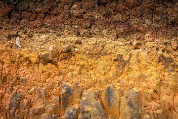 Natural yellow stone background with texture