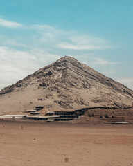 landscape in the desert