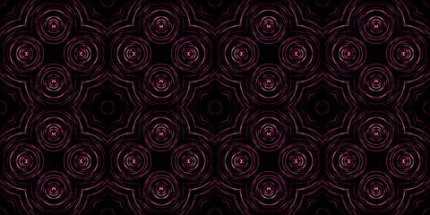 Pink and black abstract backgroudn with round shape
