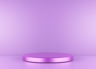 Minimal Product Stand. 3D Rendering