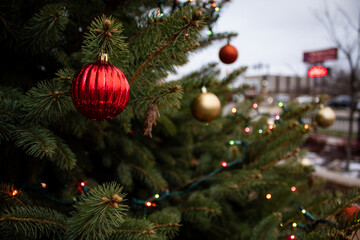 decorated christmas tree