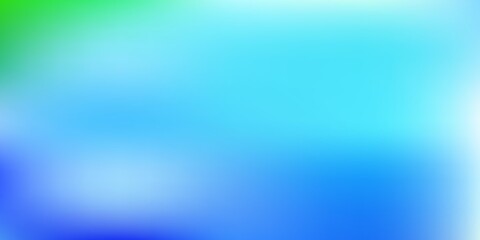 Light blue, green vector blurred background.