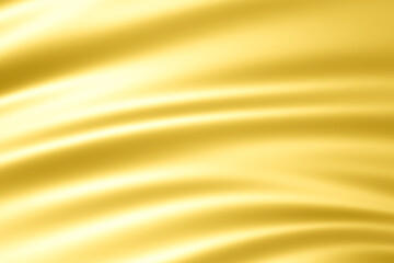 ゴールドの布、波