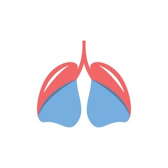 Lung logo images design