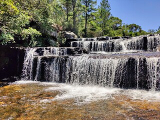 Fototapeta premium waterfall in the park