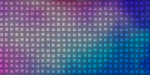 Light Blue, Red vector background with rectangles.