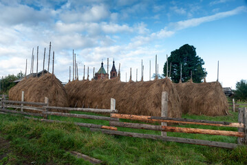 The rural hinterland. Kamgort village. Cherdynsky district