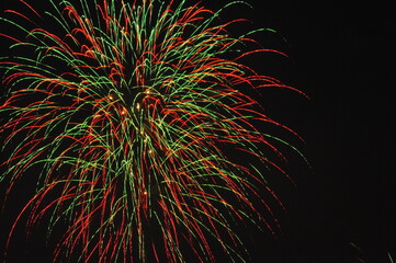 fireworks in the sky