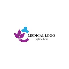 Medical cross logo template