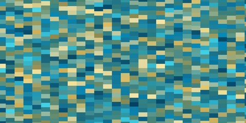 Light Blue, Yellow vector pattern in square style.