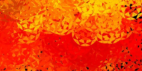 Light orange vector pattern with polygonal shapes.