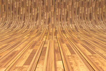 Wooden Background Curved. Wood texture surface. Plano de fundo curvado madeira