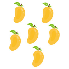 fresh fruit mango design vector