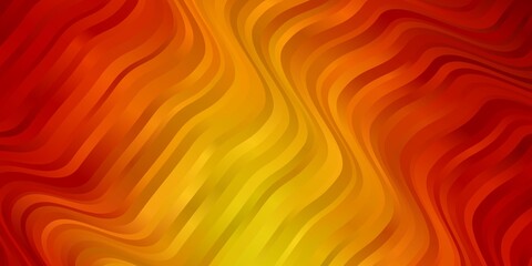 Light Orange vector template with curves.