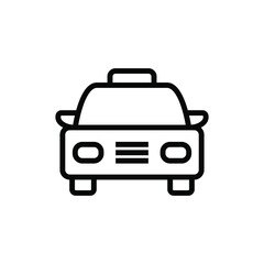 Obraz premium Taxi cab icon