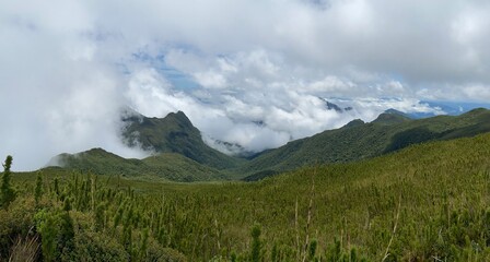 landscape with clouds