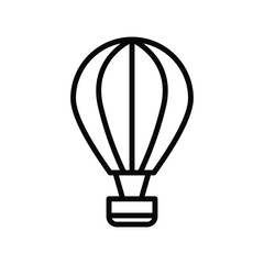 Hot air balloon icon