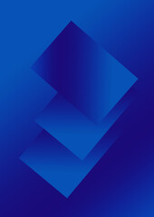 Blue color background. Geometric shape and texture greeting card background