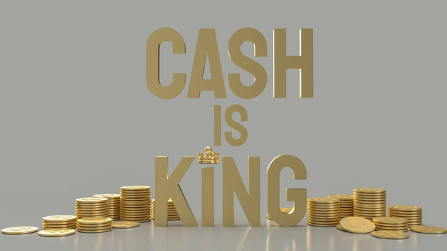 cash is king clipart cartoon